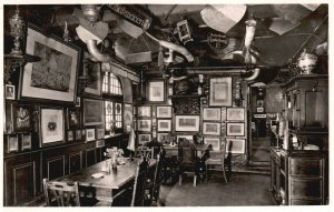 Postcard 1920's Heidelberg Zum Roten Ochsen Historic Restaurant Germany RPPC