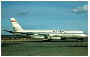 Spantax Convair 990 30A at Palma de Mallorca 1984 Airplane Postcard