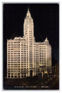 Vintage 1940s Postcard Wrigley Building, Chicago, Illinois