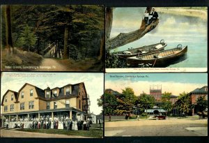 K38 Pa.Hotels Mineral Springs Multi Families& Barlett Auto, French Creek Glenn