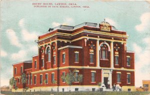 J67/ Lawton Oklahoma Postcard c1910 Court House Building  271