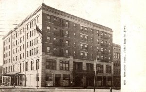 Iowa Cedar Rapids The Montrose Hotel 1908