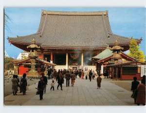 Postcard Main Hall Sensō-ji Tokyo Japan