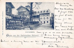 Germany 1904 Gruss aus Saechsischen Schweiz Winterberg postcard C311