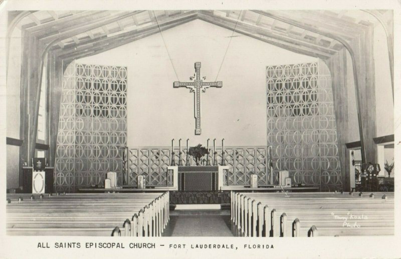 RP: FORT LAUDERDALE, Florida, 1952; All Saints Episcopal Church, Interior