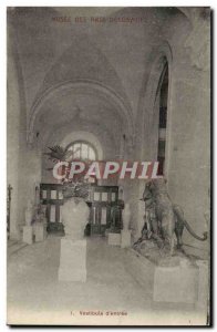 Old Postcard Vestibute D & # 39Entree Hall d & # 39entree