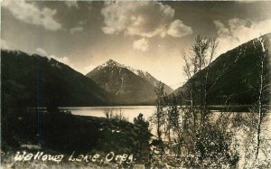 Beautiful View 1930s Wallowa Lake Oregon RPPC Photo Postcard 20-8206