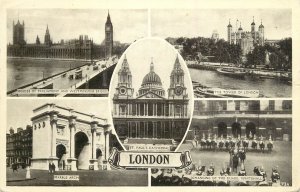 London Thames navigation & sailing cavalry guards river barge bridge