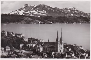 Switzerland Luzern mit Rigi Real Photo