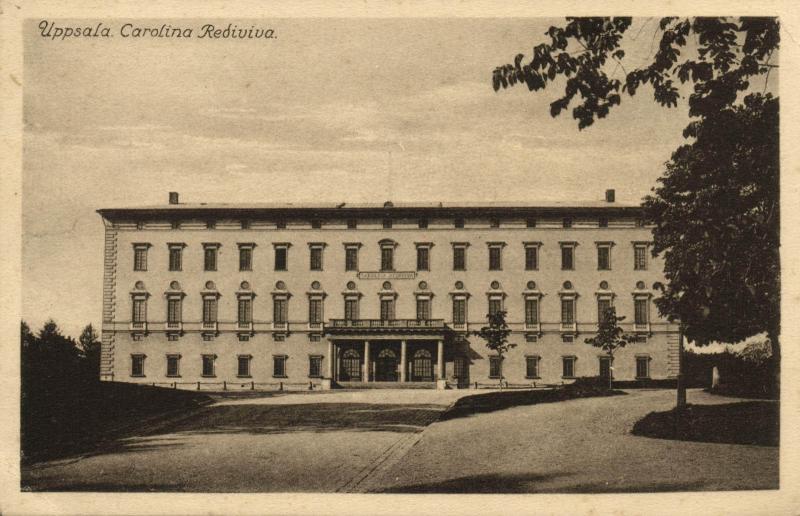 sweden, UPPSALA, Carolina Rediviva, Main Building University Library (1930s)