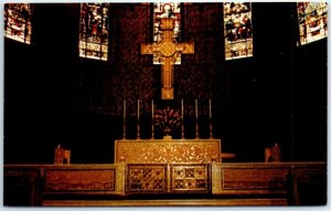 Postcard - High altar and chancel, Trinity Church - Boston, Massachusetts