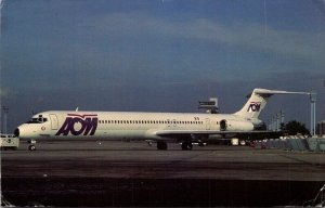 Airplanes AOM French Airlines McDonnell Douglas MD-83 Orly Airport Paris