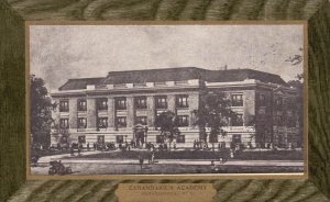 Vintage Postcard 1900s Canandaigua Academy School Building New York NY Structure 