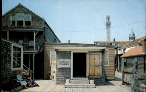 Cape Cod Massachusetts Provincetown Playhouse 1950-60s Vintage Postcard