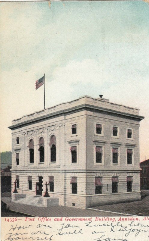 ANNISTON , Alabama , 1907 ; Post Office