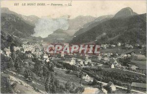 Old Postcard Mont Dore panorama