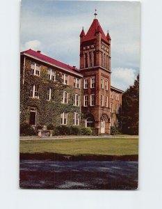 Postcard Portion of Main Building, Lander College, Greenwood, South Carolina