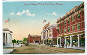 Virginia Street Scene Reno Nevada 1910c postcard