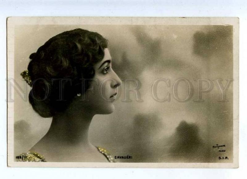 216083 CAVALIERI Italian OPERA SINGER Belle REUTLINGER PHOTO