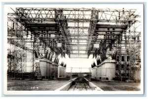 c1940's Transformer Station View Cline Muscle Shoals AL RPPC Photo Postcard