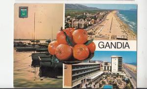 BF30619 gandia valencia puerto ship  spain   front/back image