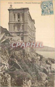 Old Postcard Monaco Oceanographic Museum