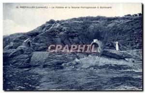 Old Postcard Prefailles The cliff and the ferruginous source Quirouard