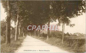 Postcard Old Chaussin (Jura) Road Asnans