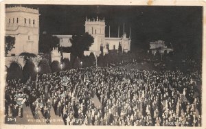 F56/ San Diego California Postcard RPPC c1920s Naval Training Outdoor Ball