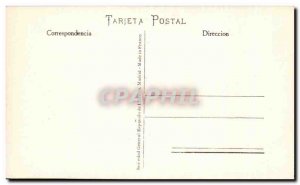 Old Postcard Madrid Paseo de Recoletos