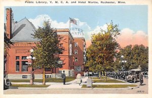 Public Library YMCA, Hotel Martin - Rochester, Minnesota MN  