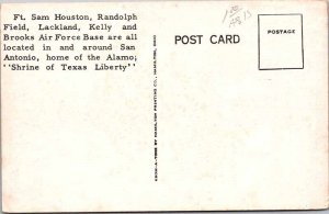 Postcard ADVERTISING SCENE San Antonio Texas TX AM1645