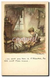 Old Postcard Fantasy Illustrator Poulbot