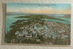 VINTAGE UNUSED .01 PC BIRDSEYE VIEW ALASKA YUKON PACIFIC EXPOSITION SEATTLE WASH