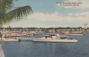 Florida Fort Lauderdale Bahia Mar Yacht Basin 1954 Curteich