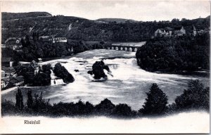 Switzerland Neuhausen am Rheinfall Vintage Postcard 09.93