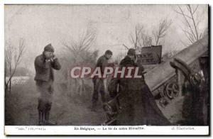 Old Postcard In Belgium Rimailho shooting (gun militaria)
