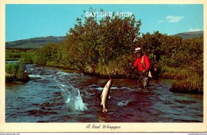 Michigan Gaylord Fishing Scene A Real Whopper