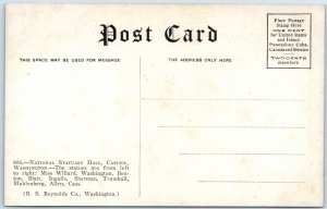 c1910s Washington DC Capitol National Statuary Hall BS Reynolds Interior PC A203