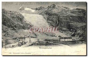 Old Postcard Rhonegletscher