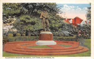 Allentown Infantry Memorial, City Park Allentown Pennsylvania, PA
