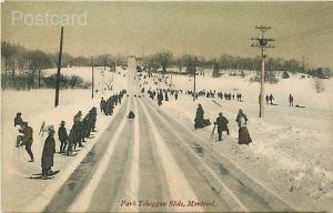 Canada, Quebec, Montreal, Park Toboggan Slide