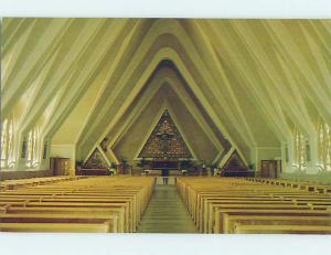 Unused Pre-1980 CHURCH SCENE Saint-Leonard - Near Edmundston NB A5745