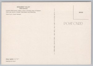 State View~Monument Valley In Utah Arizona~Continental Postcard 
