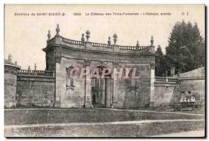 Old Postcard Around Saint Dizier Chateau des Trois Fontaines L Abbaye entry