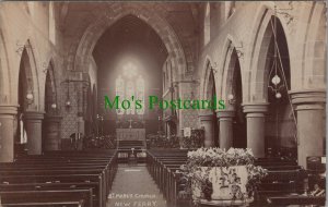 Cheshire Postcard - New Ferry, Interior of St Mark's Church - Wirral  RS31590