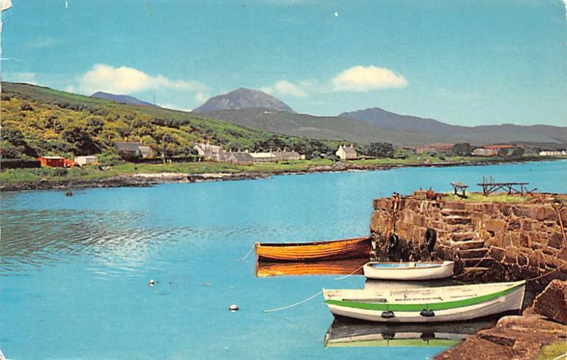 Paps of Jura from Craighouse Pier Isle of Jura Scotland, UK 1980 