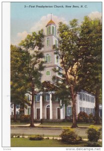 Firs Presbyterian Church, NEW BERN, North Carolina, 40-60's