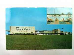 Vintage Postcard Thruway Motel New York State Thruway Albany NY Hotel