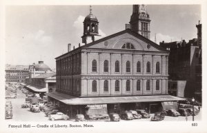 Massachusetts Boston Faneuil Hall The Cradle Of Liberty Real Photo